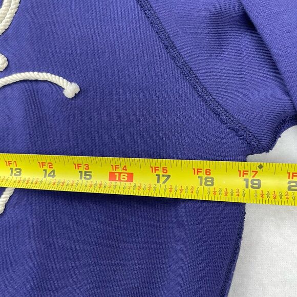 J Crew Women’s Nautical Rope Anchor Sweater Fisherman Purple-XS - Picture 7 of 11